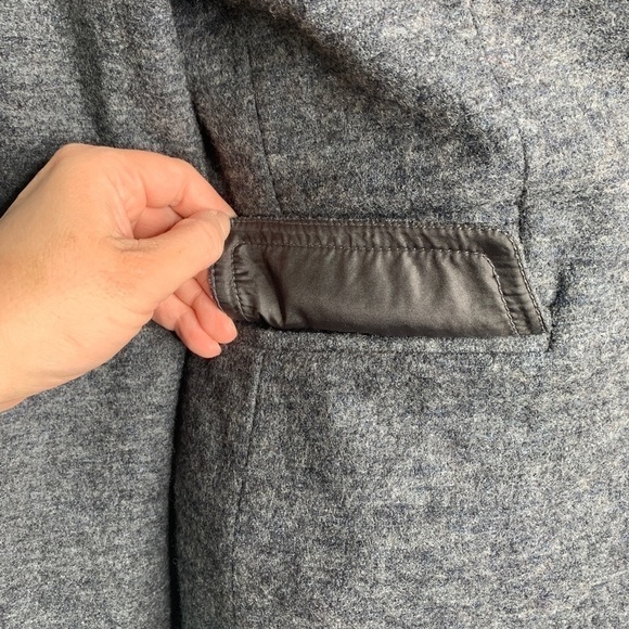 𝅺LILY Moss Grey Wool Blazer - Picture 5 of 6